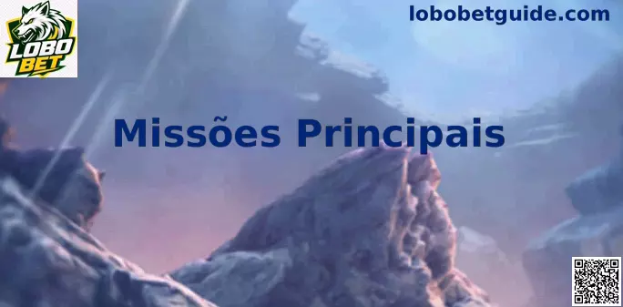 Interface das Missões Principais Lobo Bet